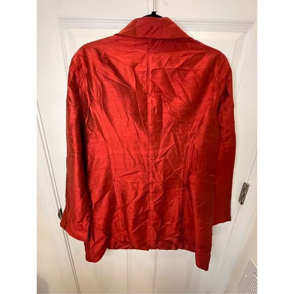 Chico’s bundle size 2 Large silk jacket and blouse - Picture 3 of 14